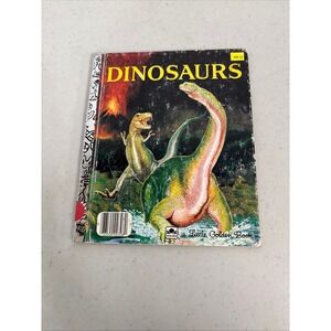 Dinosaurs Little Golden Book Childrens Educational Read Aloud Story Book